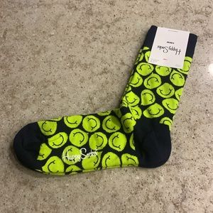 NWT Happy Socks Unisex Twisted Smile Socks